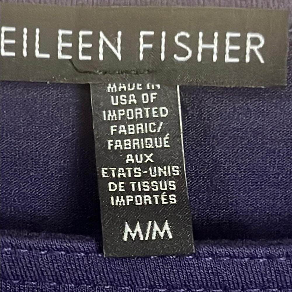 Eileen Fisher Purple Tunic View 2